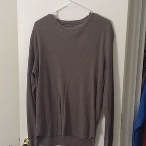 Chocolate brown colored Henley shirt